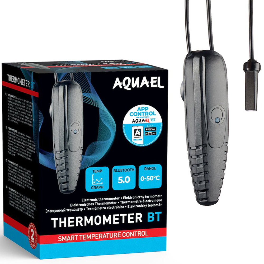 Aquael Thermometer BT Termometr Elektroniczny Bluetooth do Akwarium - zdjęcie 3/6